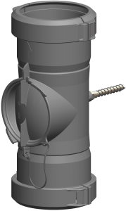 Kontroll-Rohr f&uuml;r Rohr flexibel (mit Stockanker)