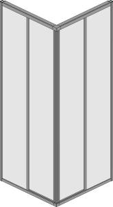Seitenwand zu Schiebet&uuml;r 3-teilig, Pendelt&uuml;r 2-teilig und Pendelt&uuml;r 1-teilig
